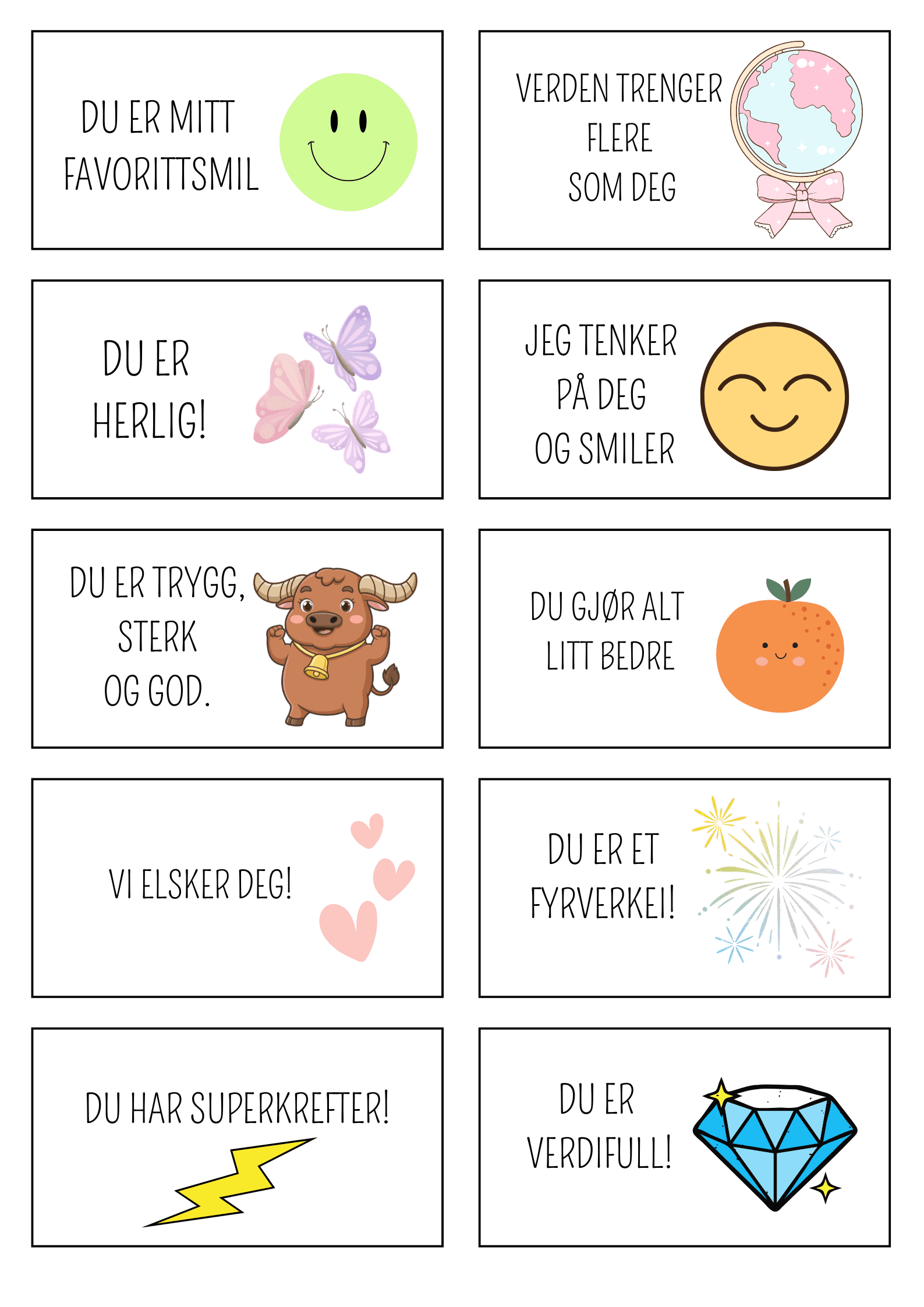 MATPAKKE - KORT TIL OPPMUNTRING - Bilde 11