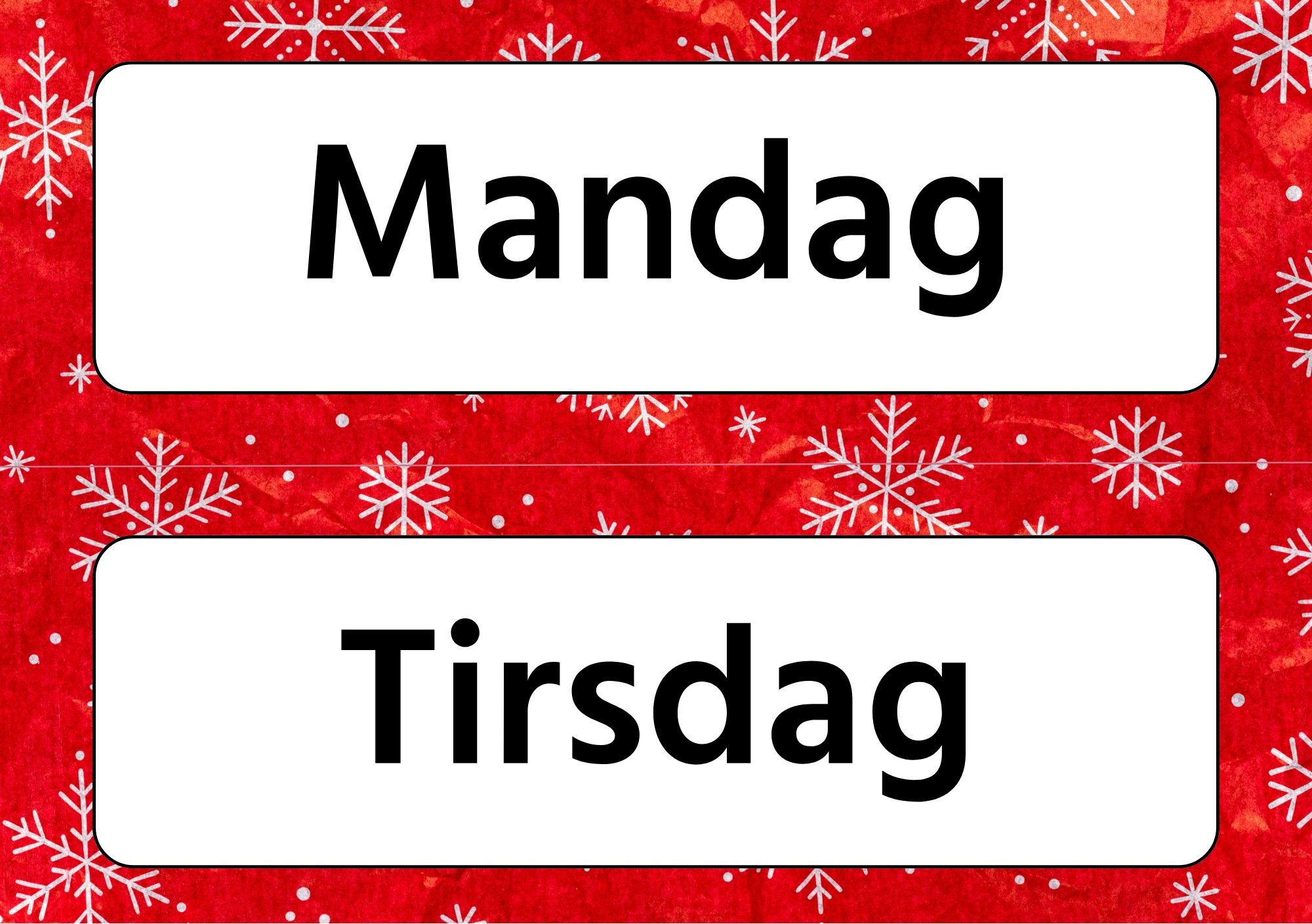 Dagsplan JUL - Bilde 2