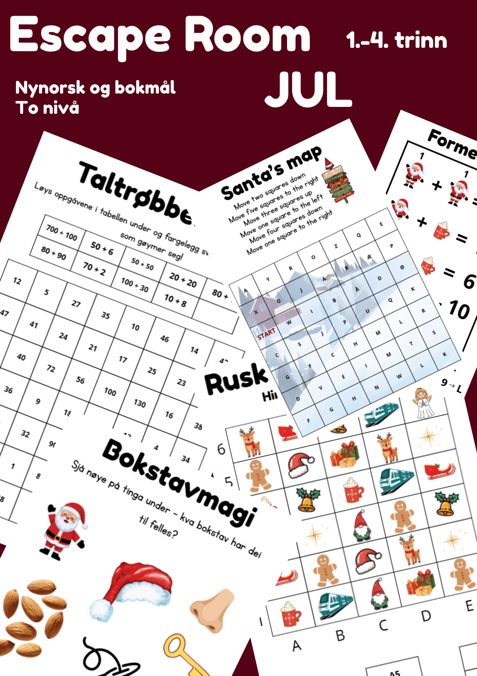 Escape Room JUL: Rudolf er vekke! Kan de finne han?