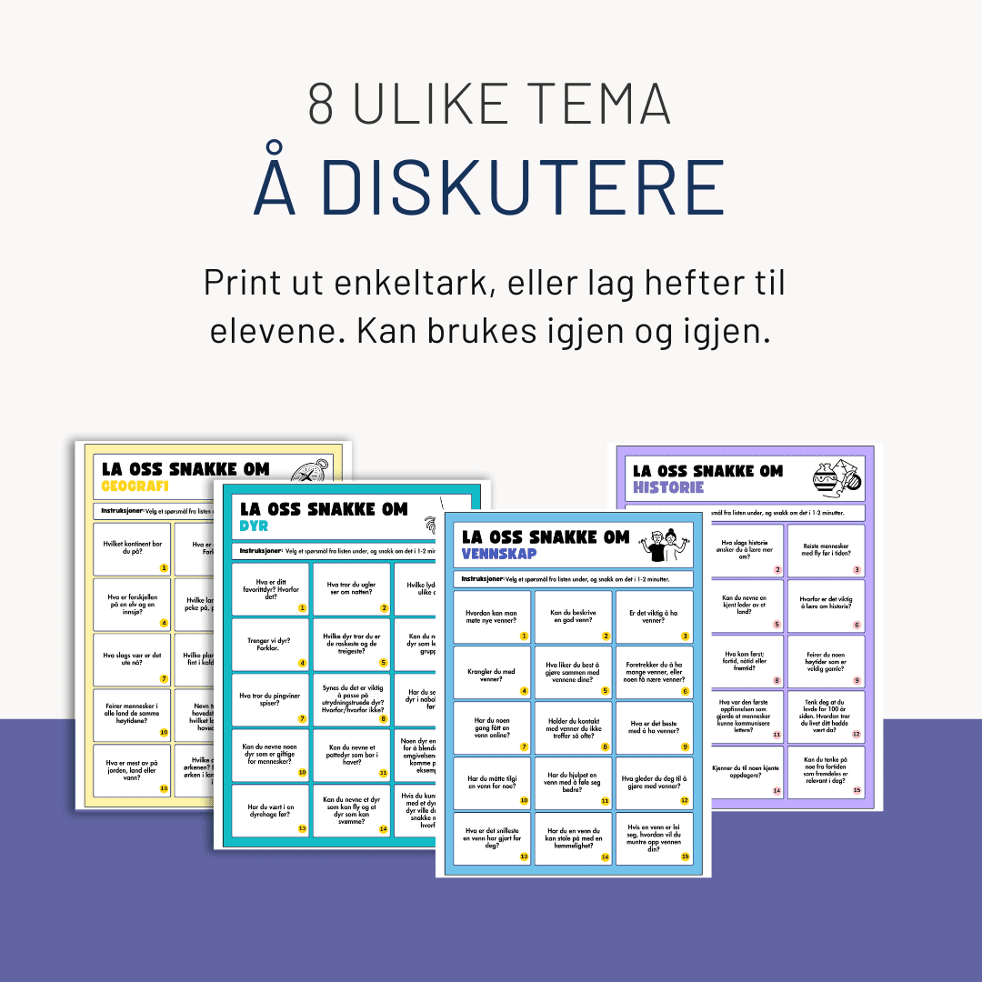 Aktivitetsbok med diskusjonsoppgaver - Bilde 2
