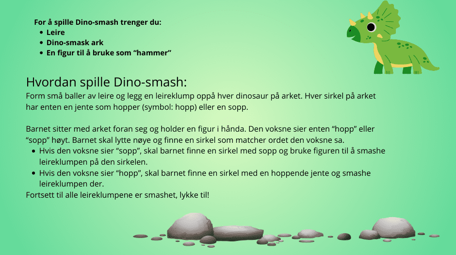 Dino-smash! Lytteøvelse S - H - Bilde 2