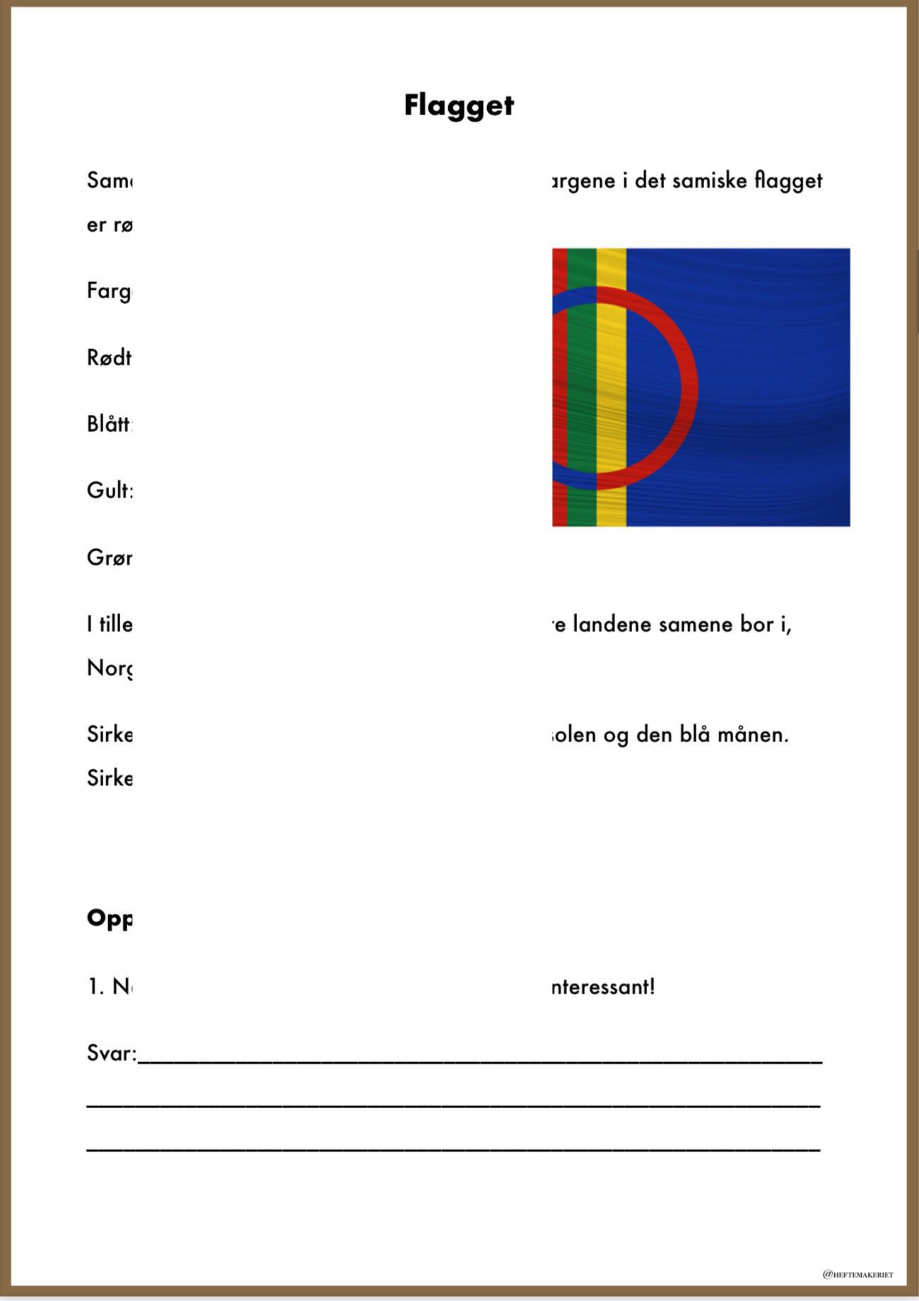 Arbeidshefte om samene - Bilde 3