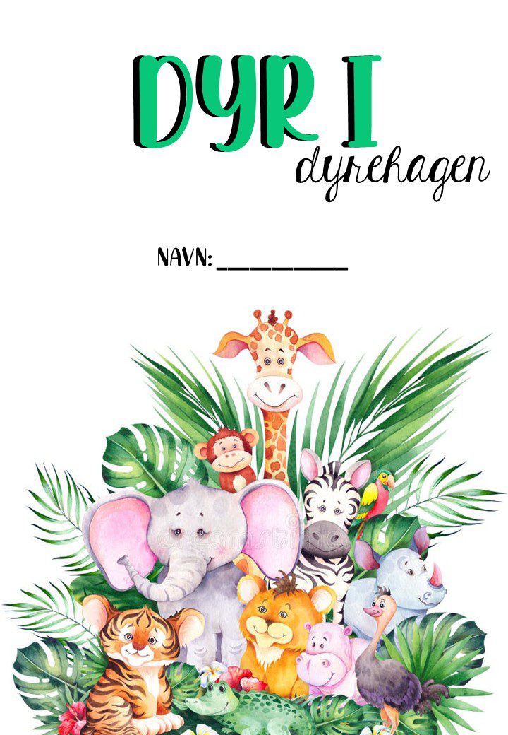 Dyr i dyrehage - arbeidshefte - Bilde 2