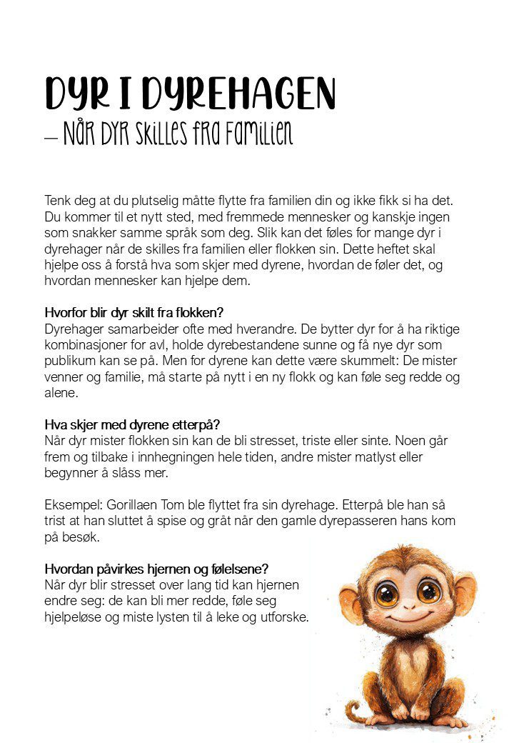 Dyr i dyrehage - arbeidshefte - Bilde 3