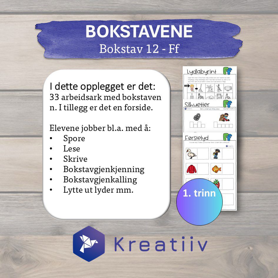 Bokstav 12 - Ff - Bilde 3