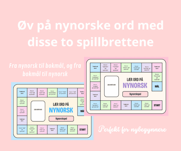 Nynorske spill - Bli kjent med nynorsk
