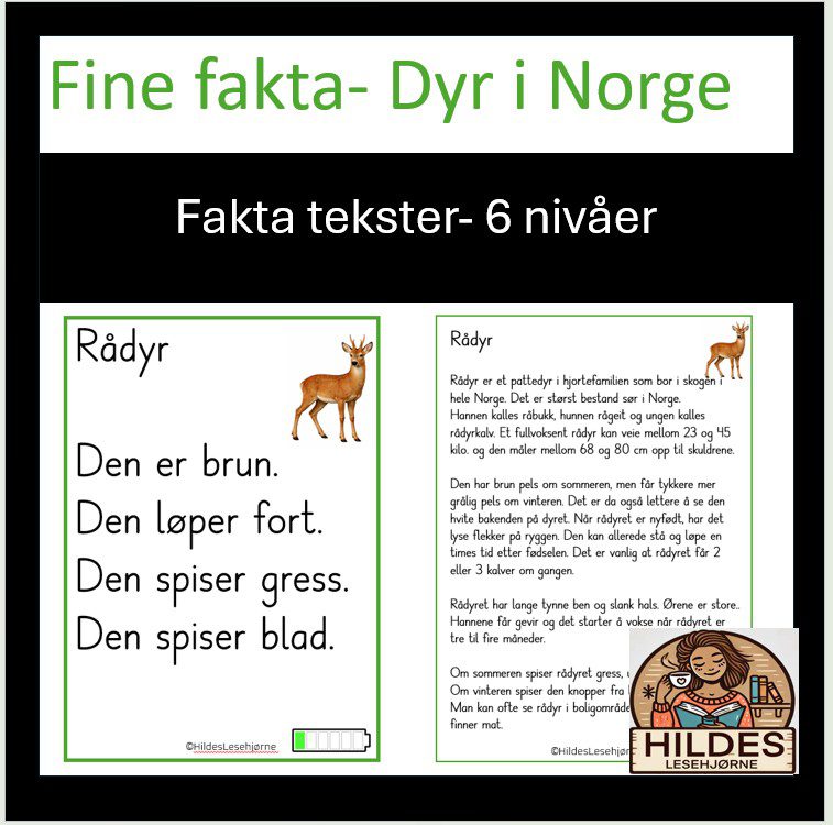 Fine fakta- dyr i Norge - Bilde 3
