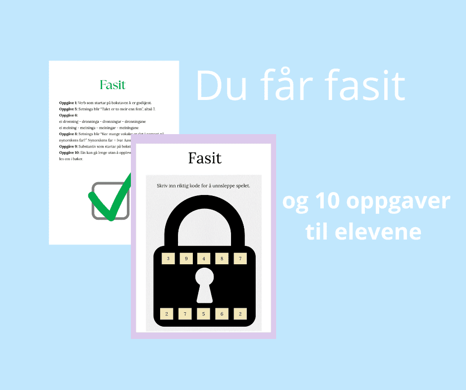 Escape room: Nynorsk - Bilde 2