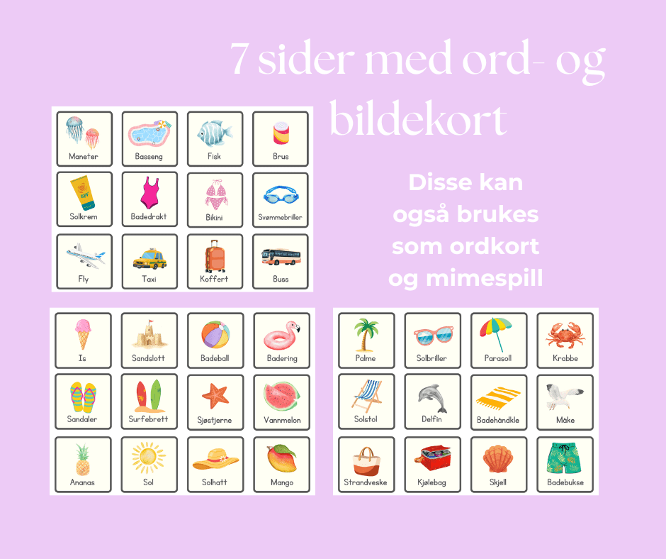 Begrepsspill om sommeren - Bilde 2