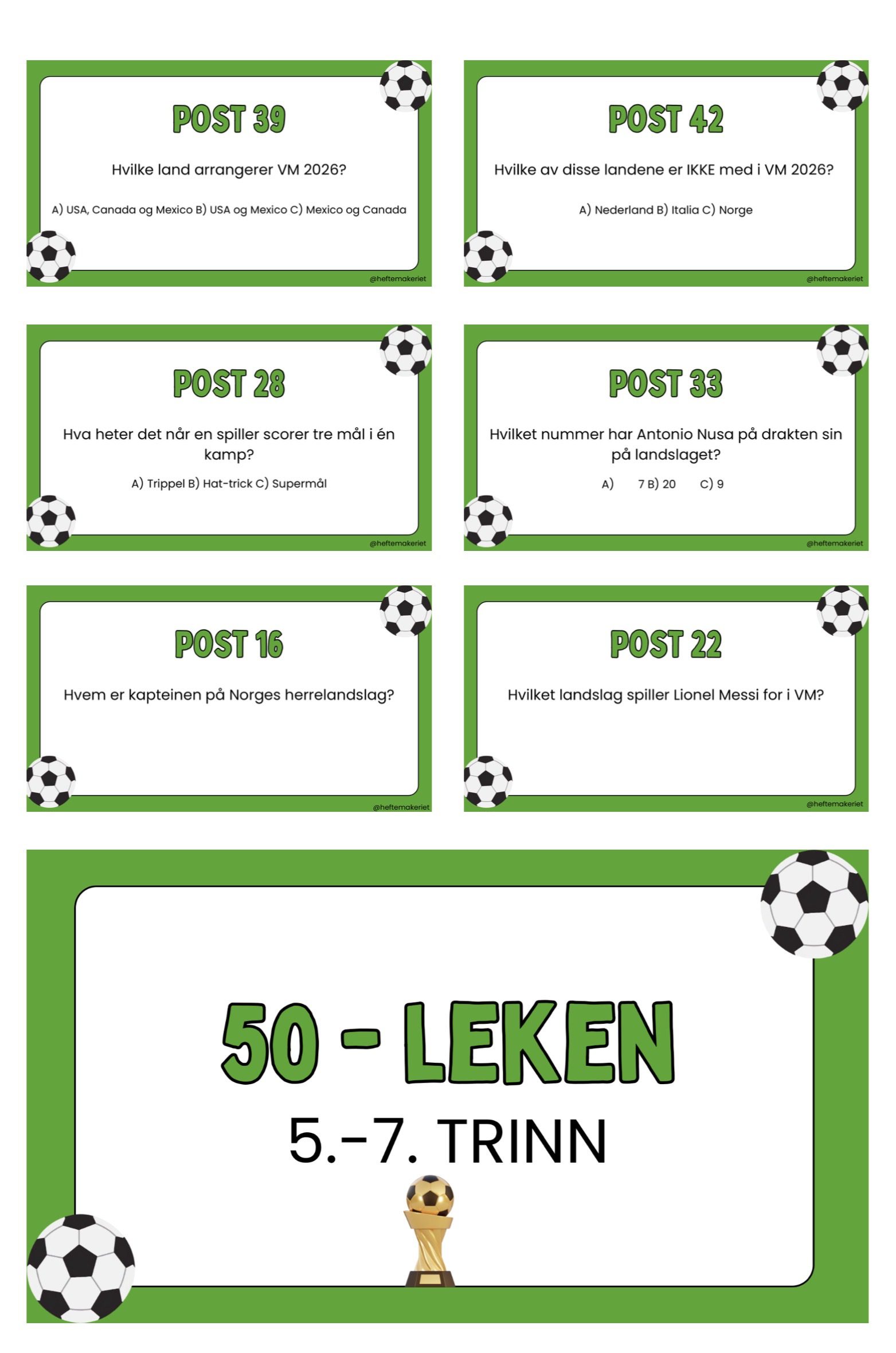 50-leken Fotball-VM