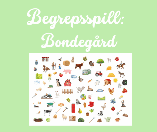 Begrepsspill: bondegård