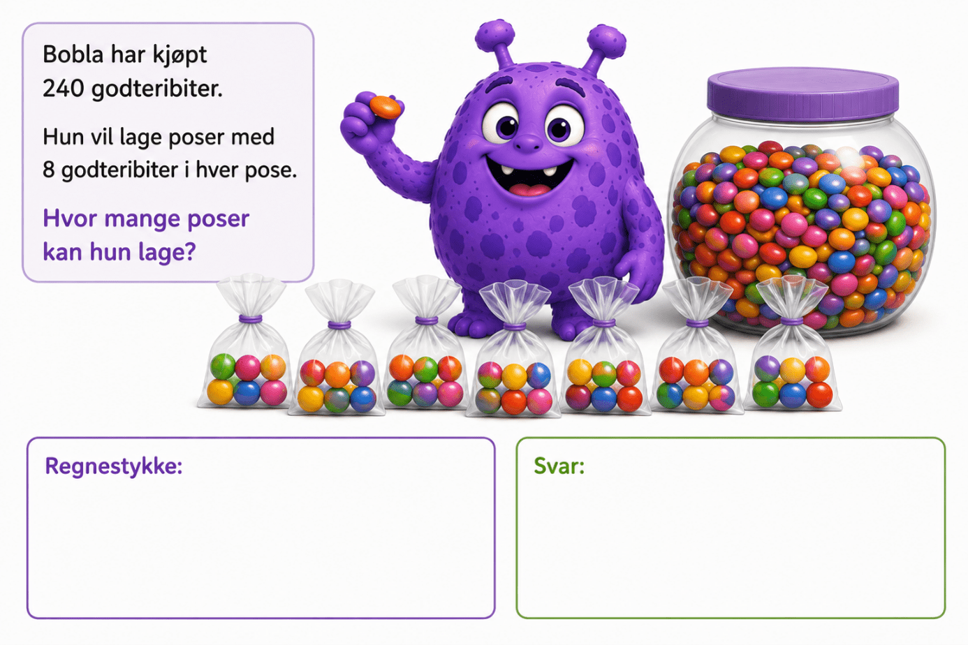 Monsteroppdragene – Norsk og matematikk for mellomtrinnet - Bilde 5