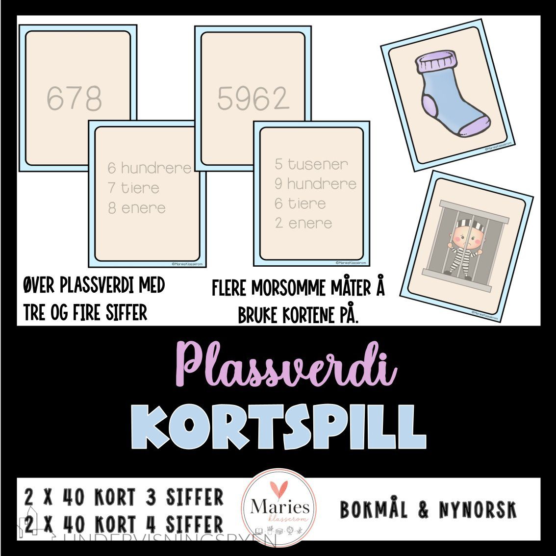 PLASSVERDI kortspill