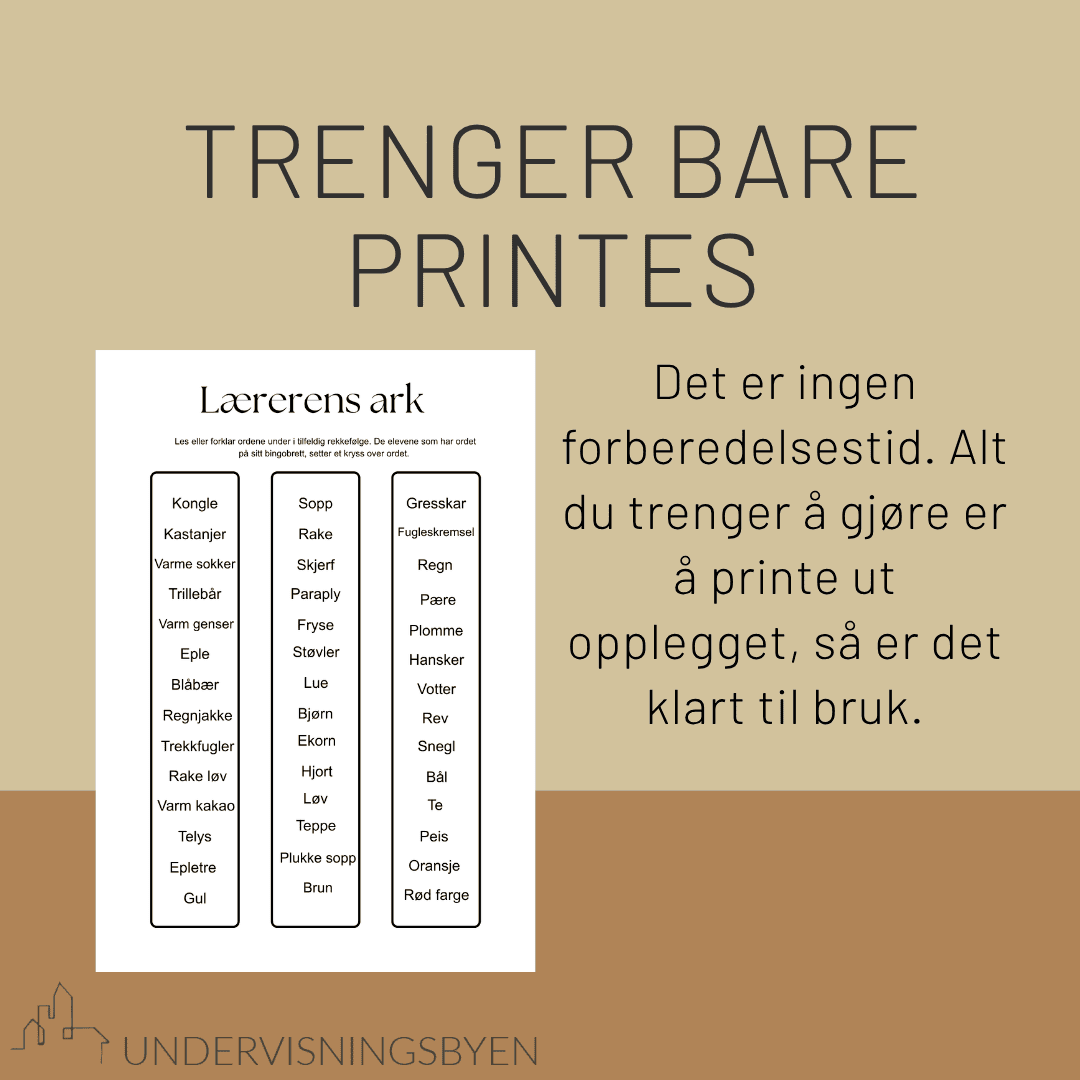 Bingo om høsten (bare bilder) - Bilde 2