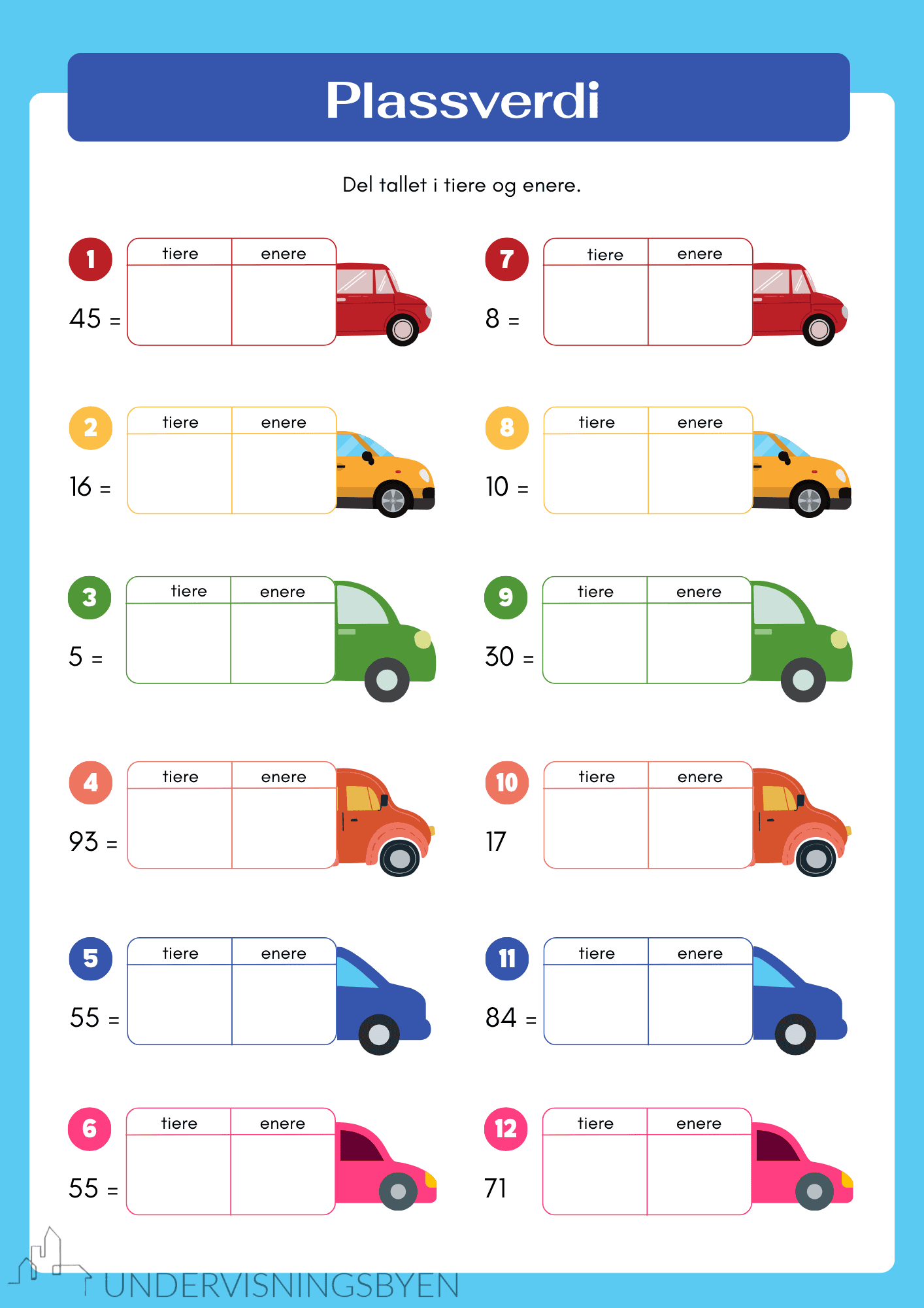 Repetisjonshefte i matematikk for 3. klasse - Bilde 3