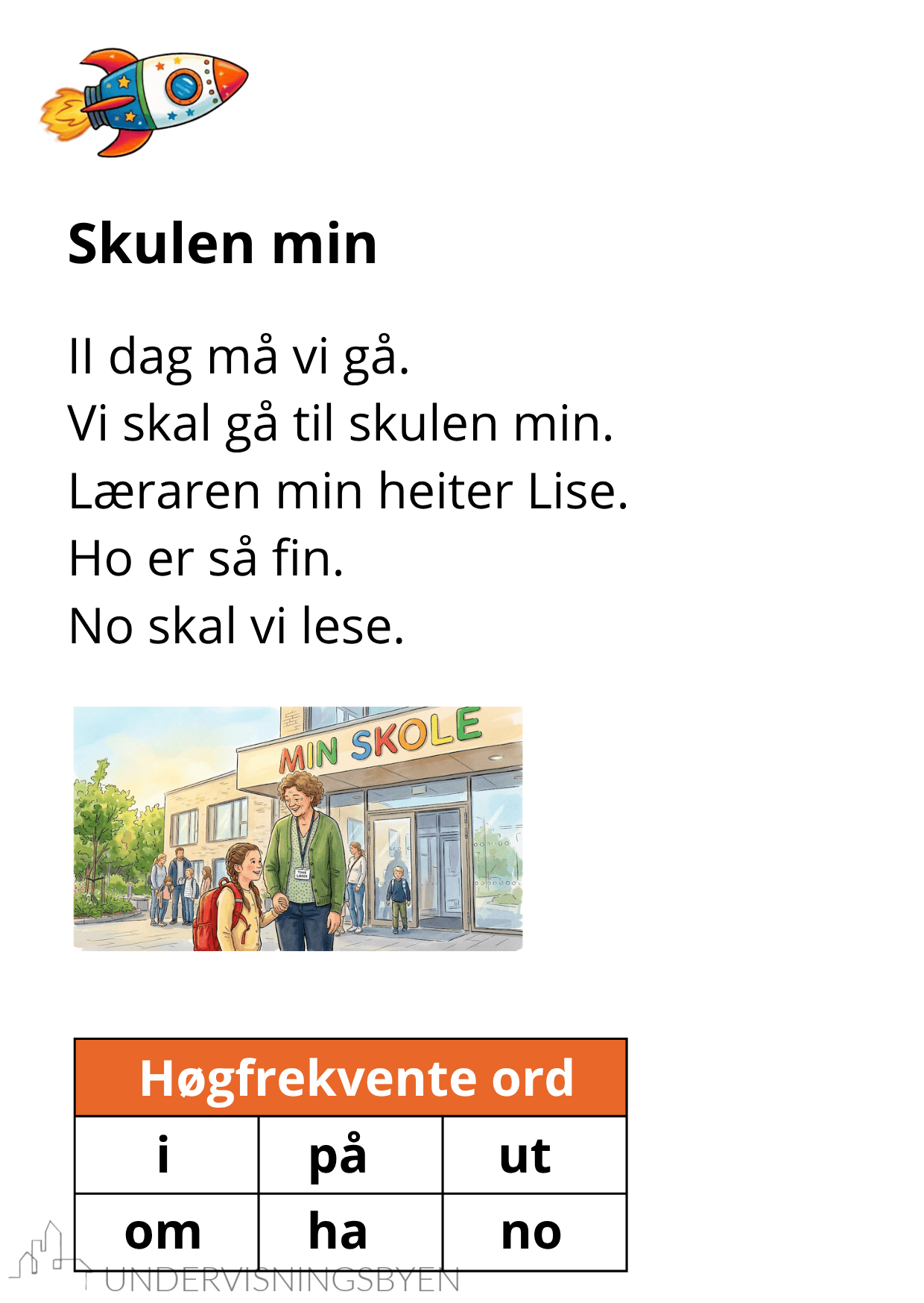 Enkle lesetekstar (lydrette) - Bilde 5