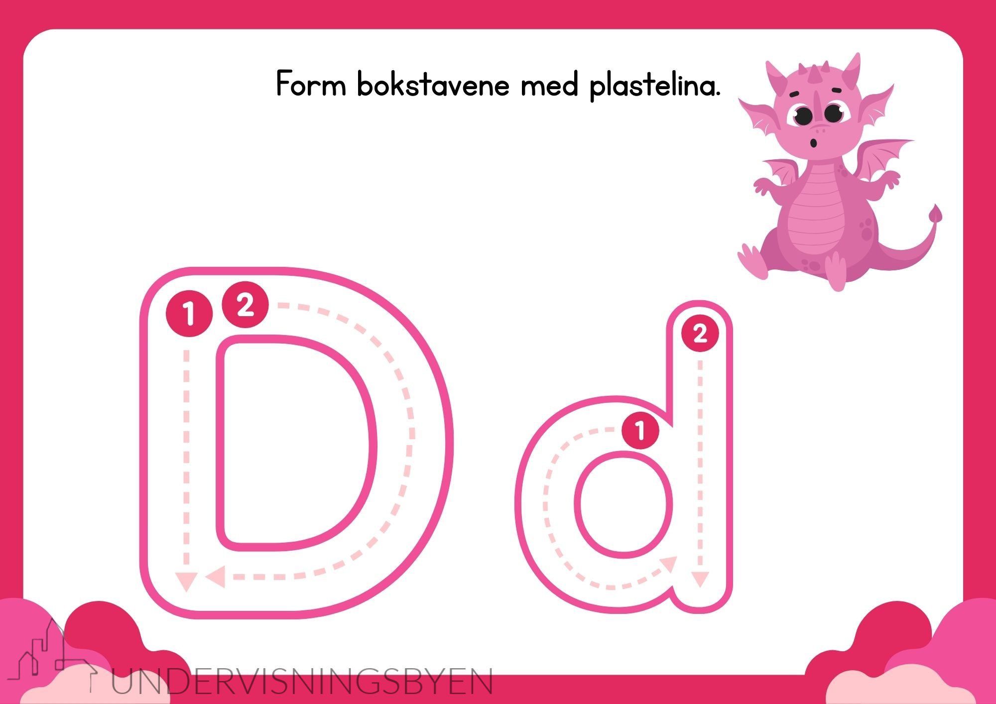 29 formingsmatter med alfabetet (til plastelina) - Bilde 2