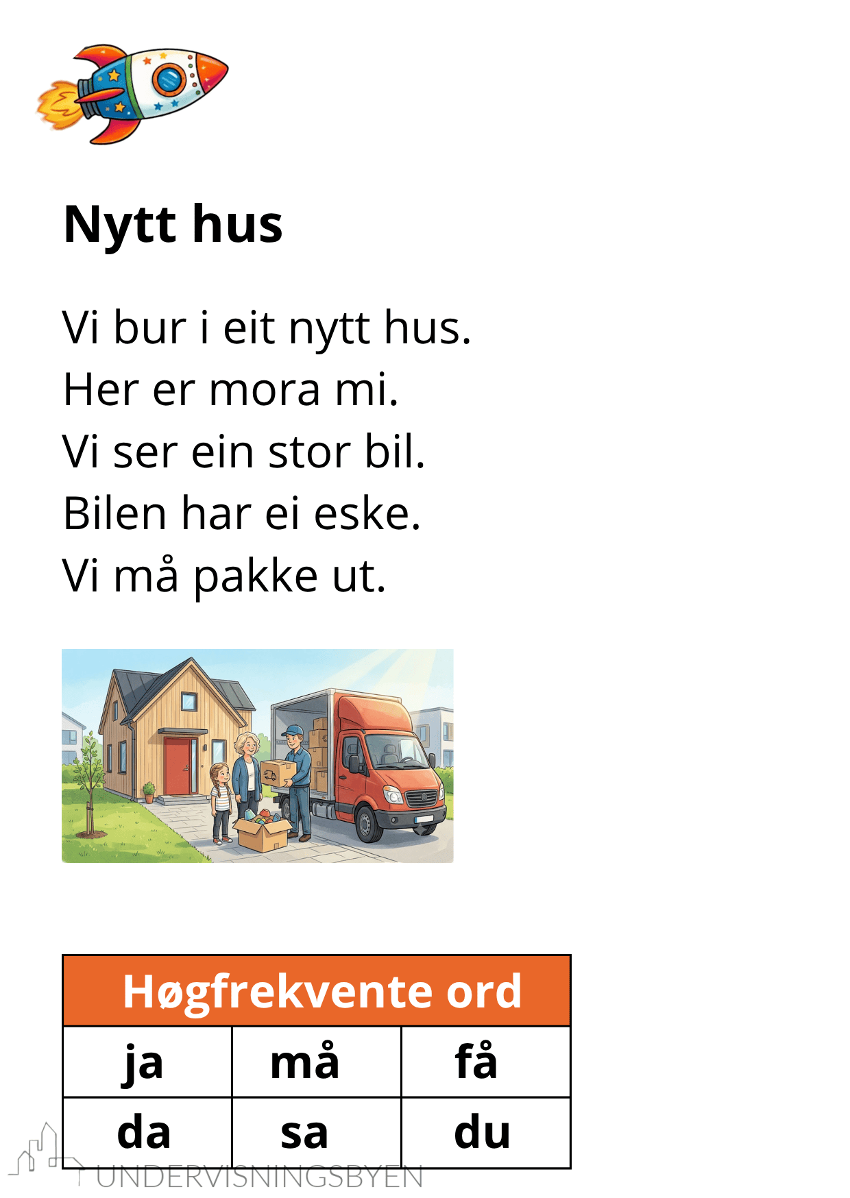 Enkle lesetekstar (lydrette) - Bilde 3