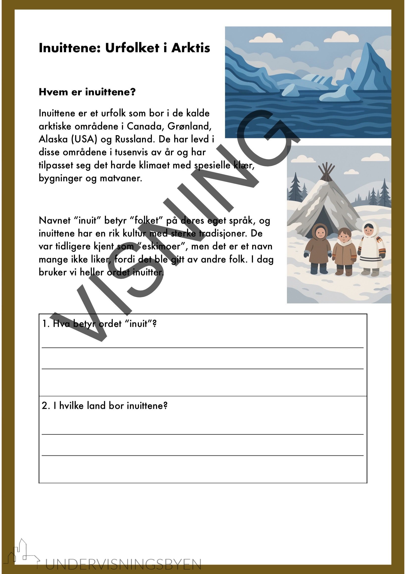 Mitt arbeidshefte om urfolk - Bilde 3