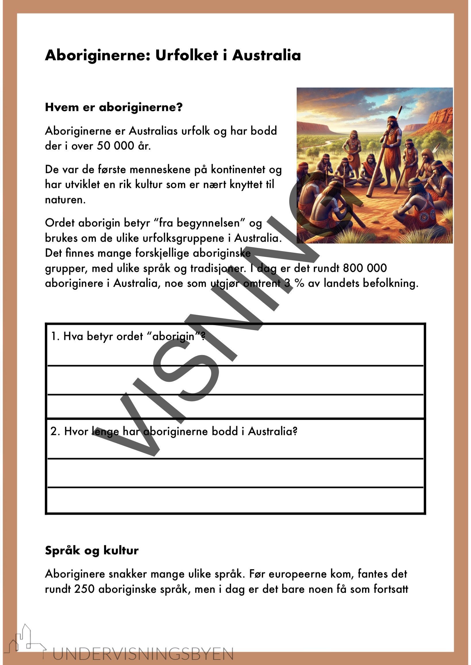Mitt arbeidshefte om urfolk - Bilde 9