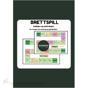 Brettspill - addisjon og subtraksjon
