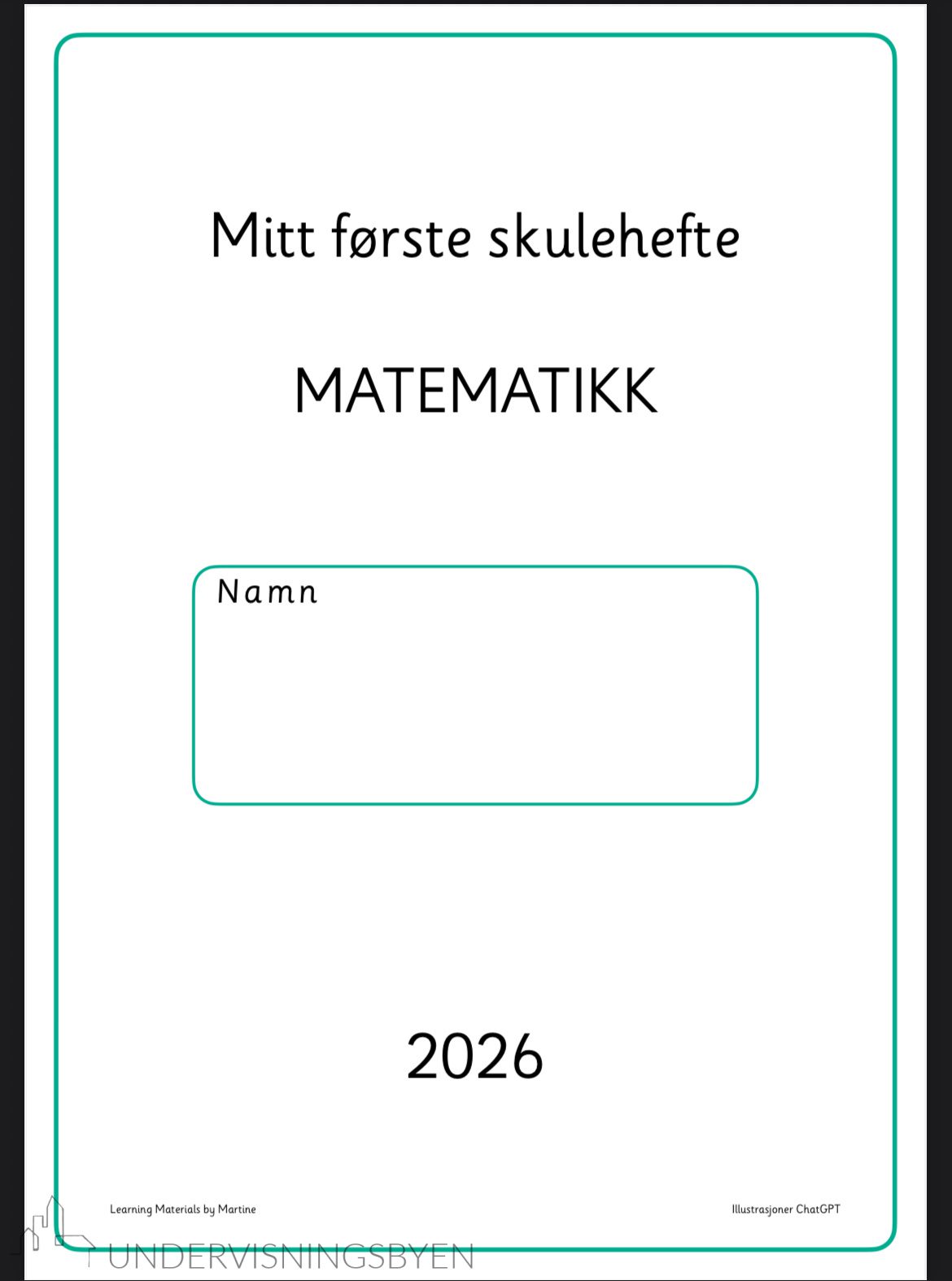 Mitt første skolehefte - Bilde 25