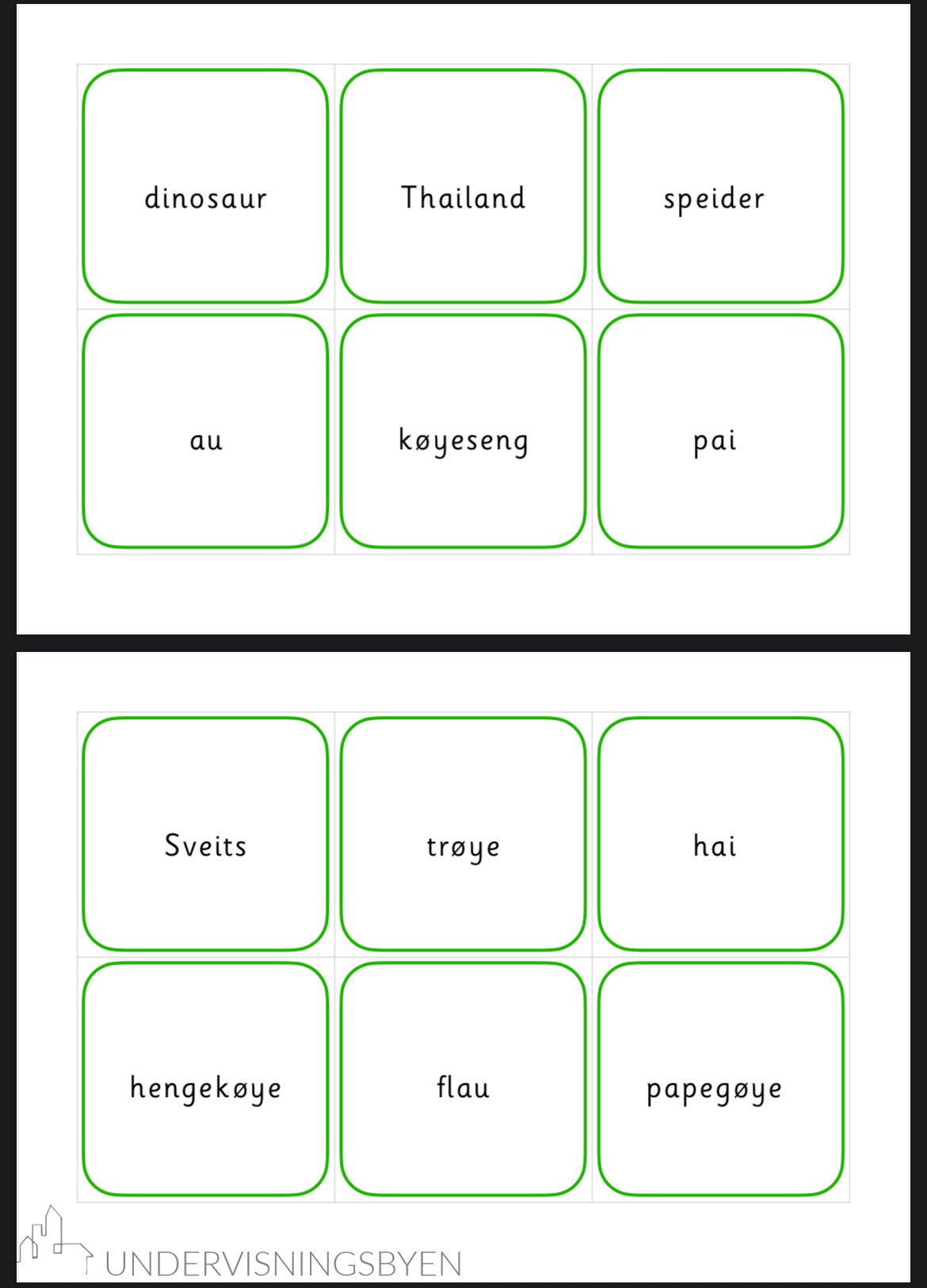 Grønn språkserie - diftonger - Bilde 3