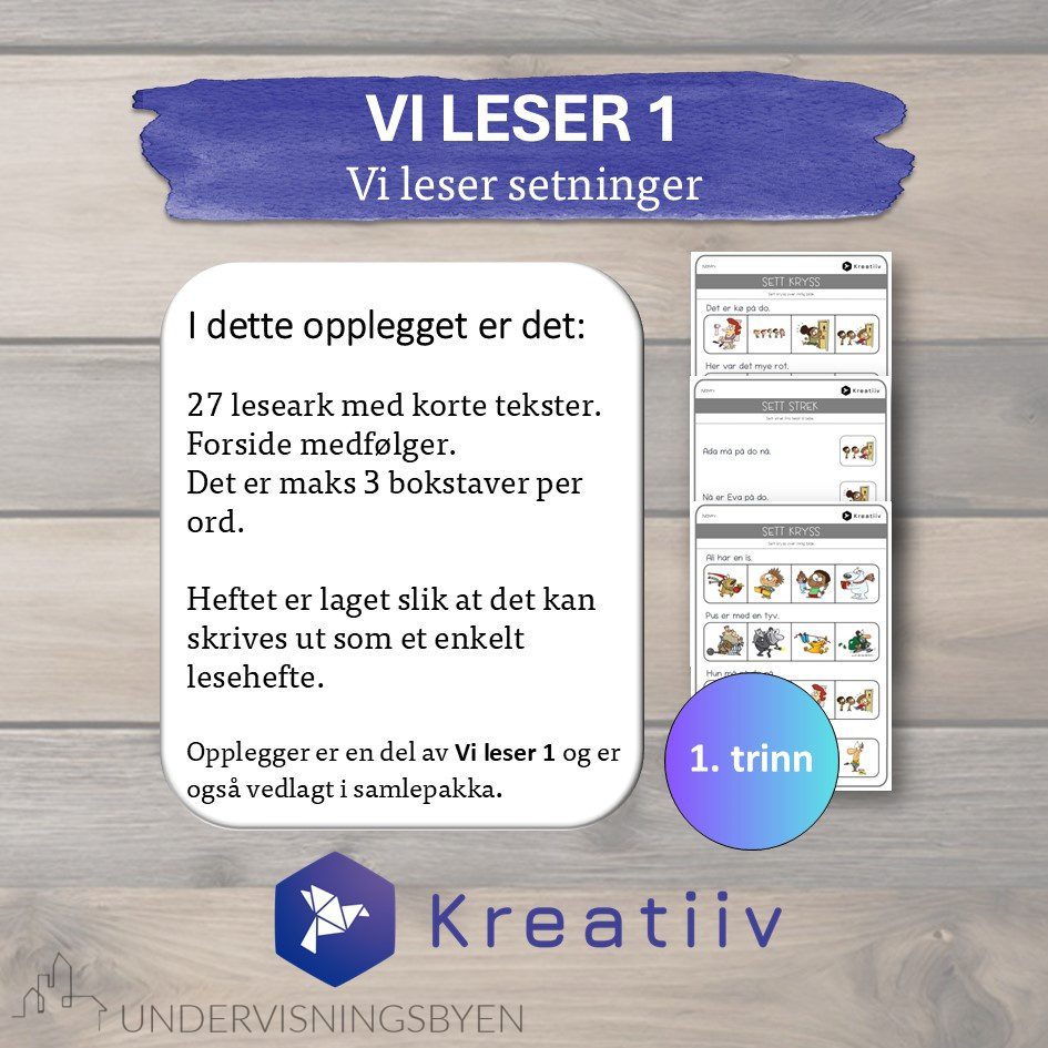 Vi leser 1 - Vi leser setninger! - Bilde 2