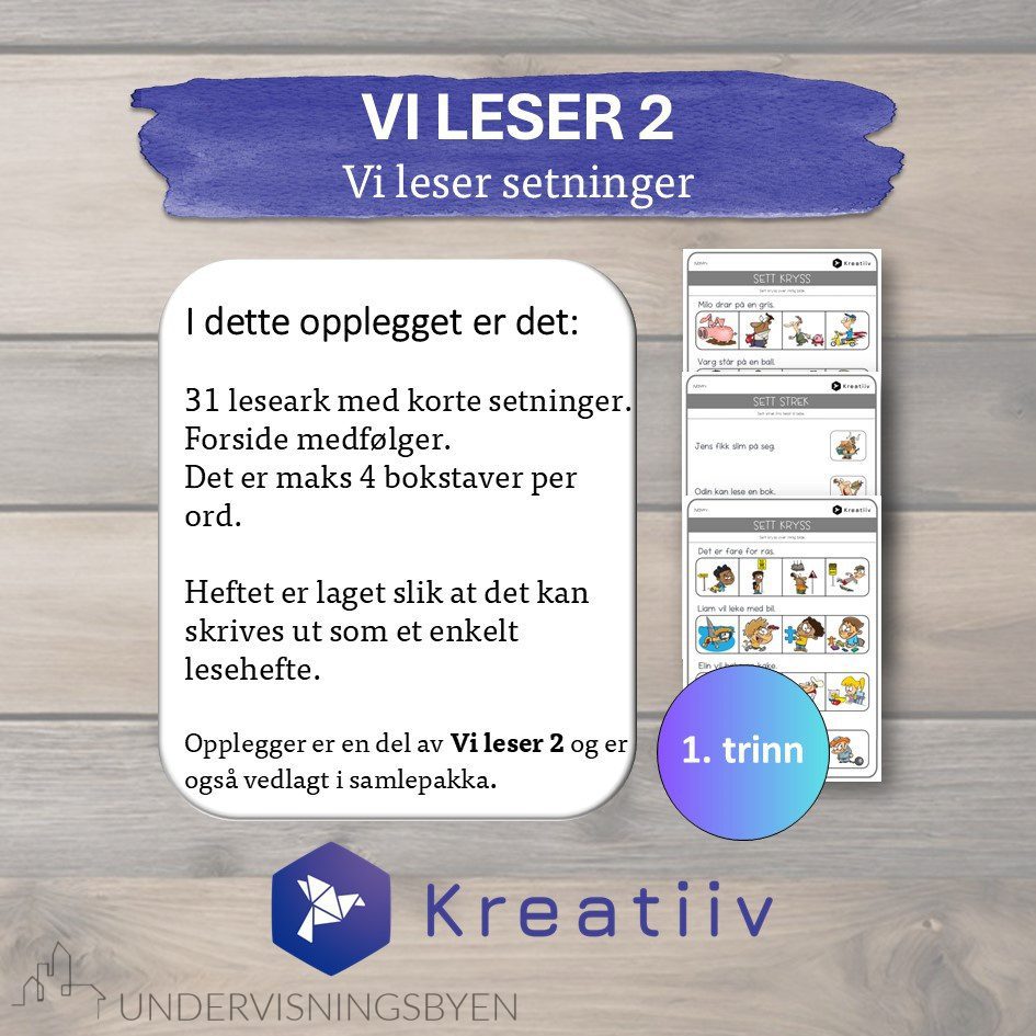 Vi leser 2 - Vi leser setninger - Bilde 3