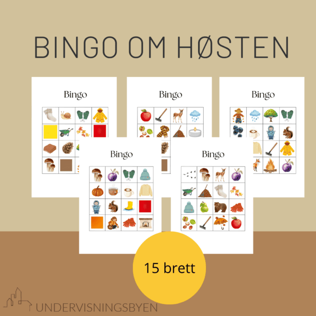 Bingo om høsten (bare bilder)