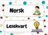 Tidsplan til klasserommet