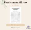 Førstemann til 100 - Spill med hundrerrute