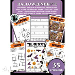 Halloweenhefte (1. - 3. trinn)