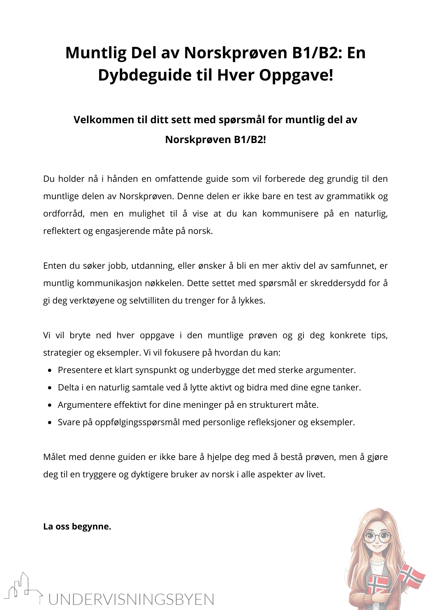 Muntlig del av Norskprøven B1/B2 - Bilde 5