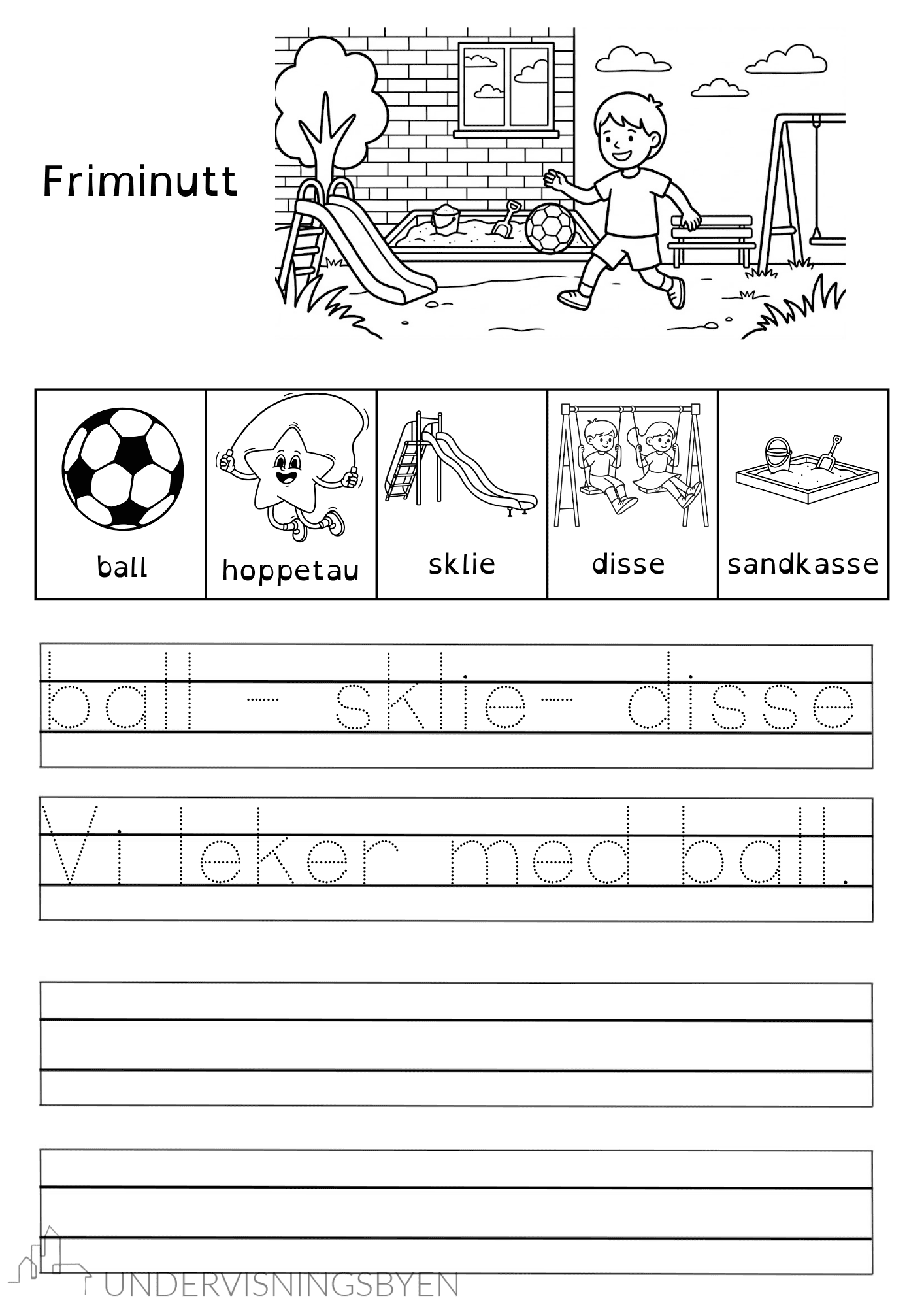 Skrivehefte med sporing - Bilde 4
