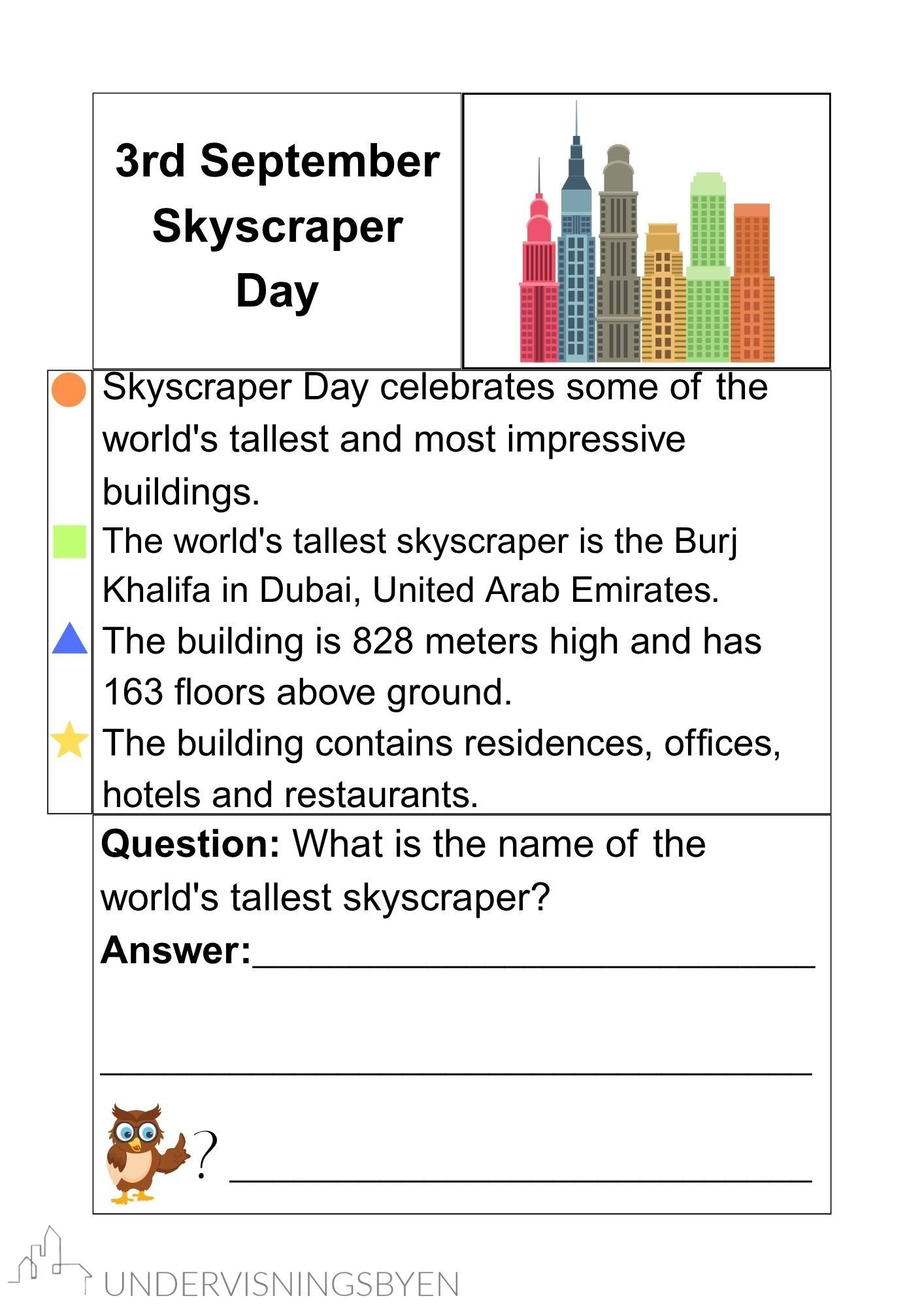 Month of September- factual texts + smal task about anniversaries and cultural and religious events - Bilde 4