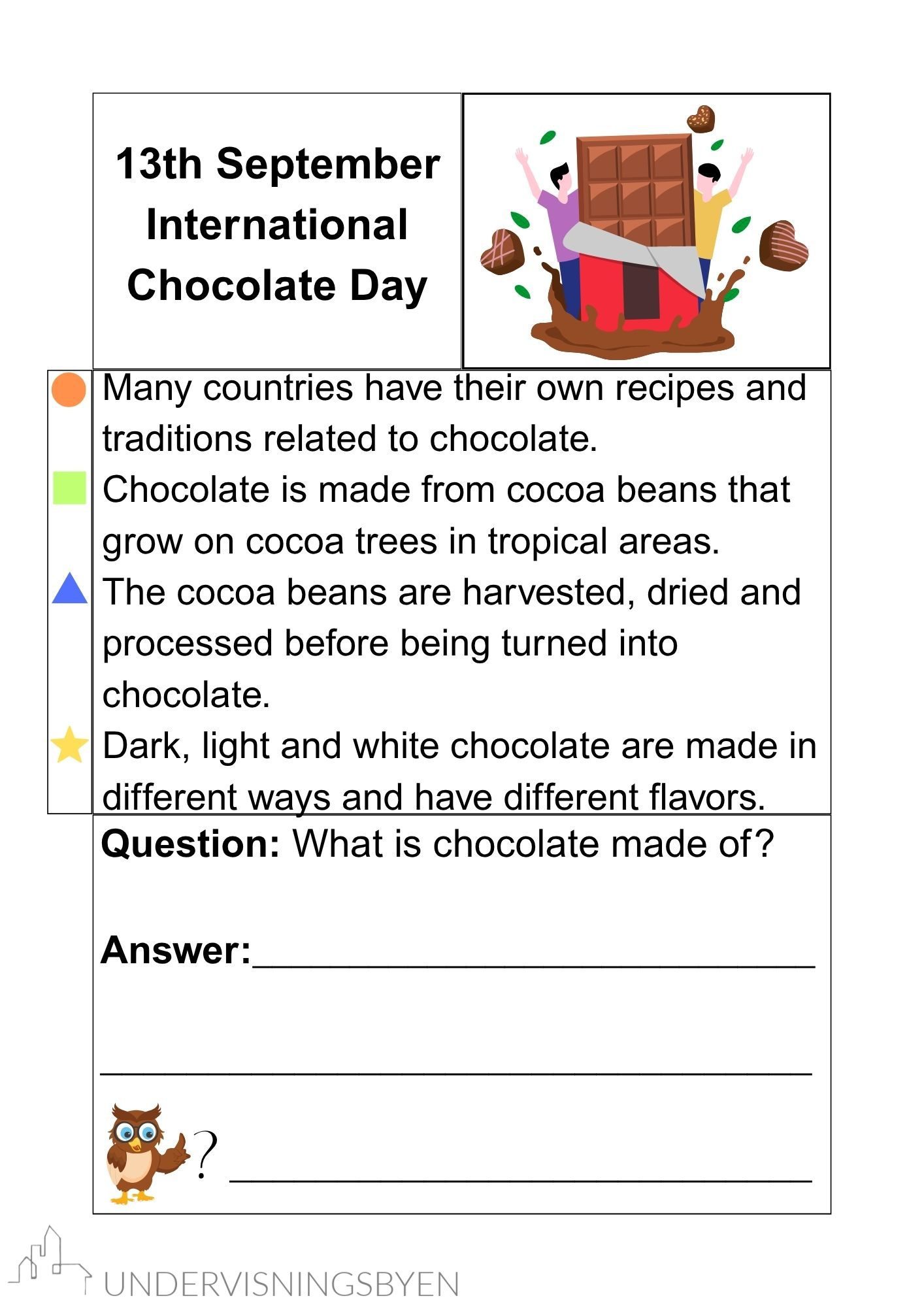 Month of September- factual texts + smal task about anniversaries and cultural and religious events - Bilde 10