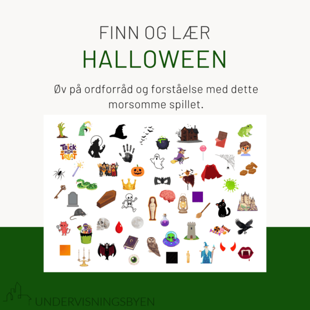 Finn og lær: Halloween (begrepsspill)
