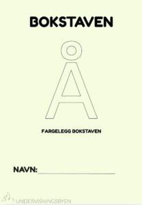 BOKSTAVEN Å