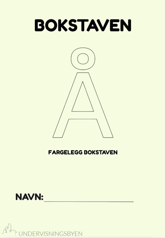 BOKSTAVEN Å