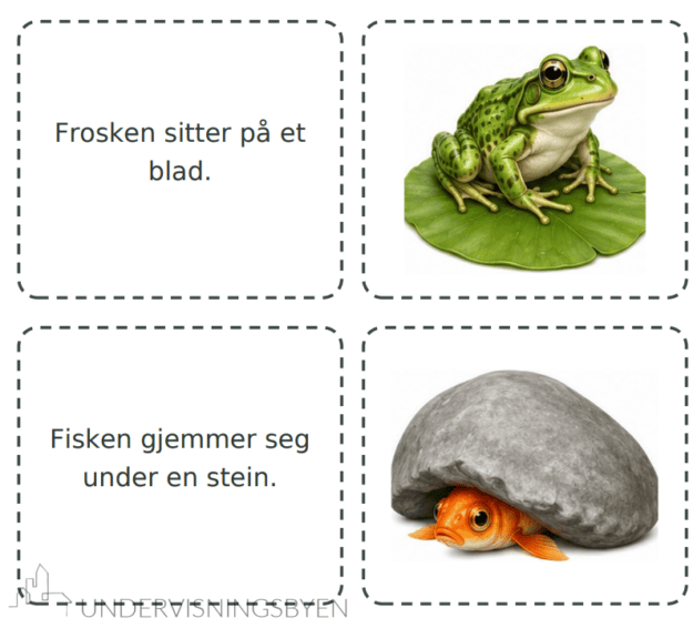 Setning til bilde