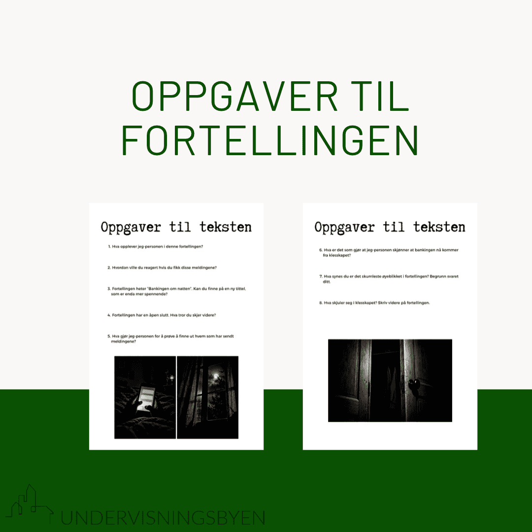 Bankingen om natten: Kort fortelling med oppgaver (5-8.trinn) - Bilde 3