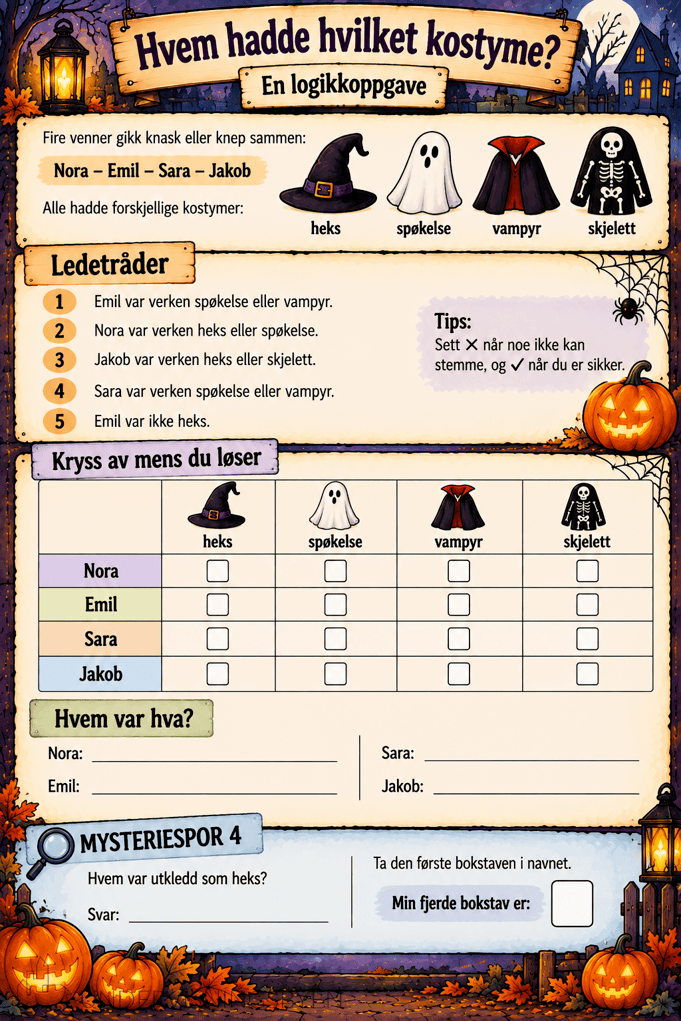 Halloween - aktivitetshefte - Bilde 5