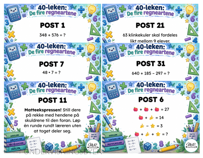 40-leken: De fire regneartene - Bilde 3