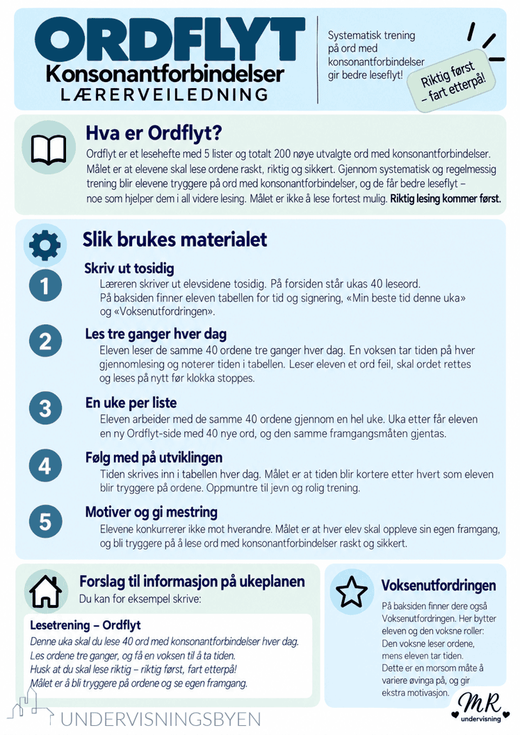 Ordflyt #2 - konsonantforbindelser - Bilde 2