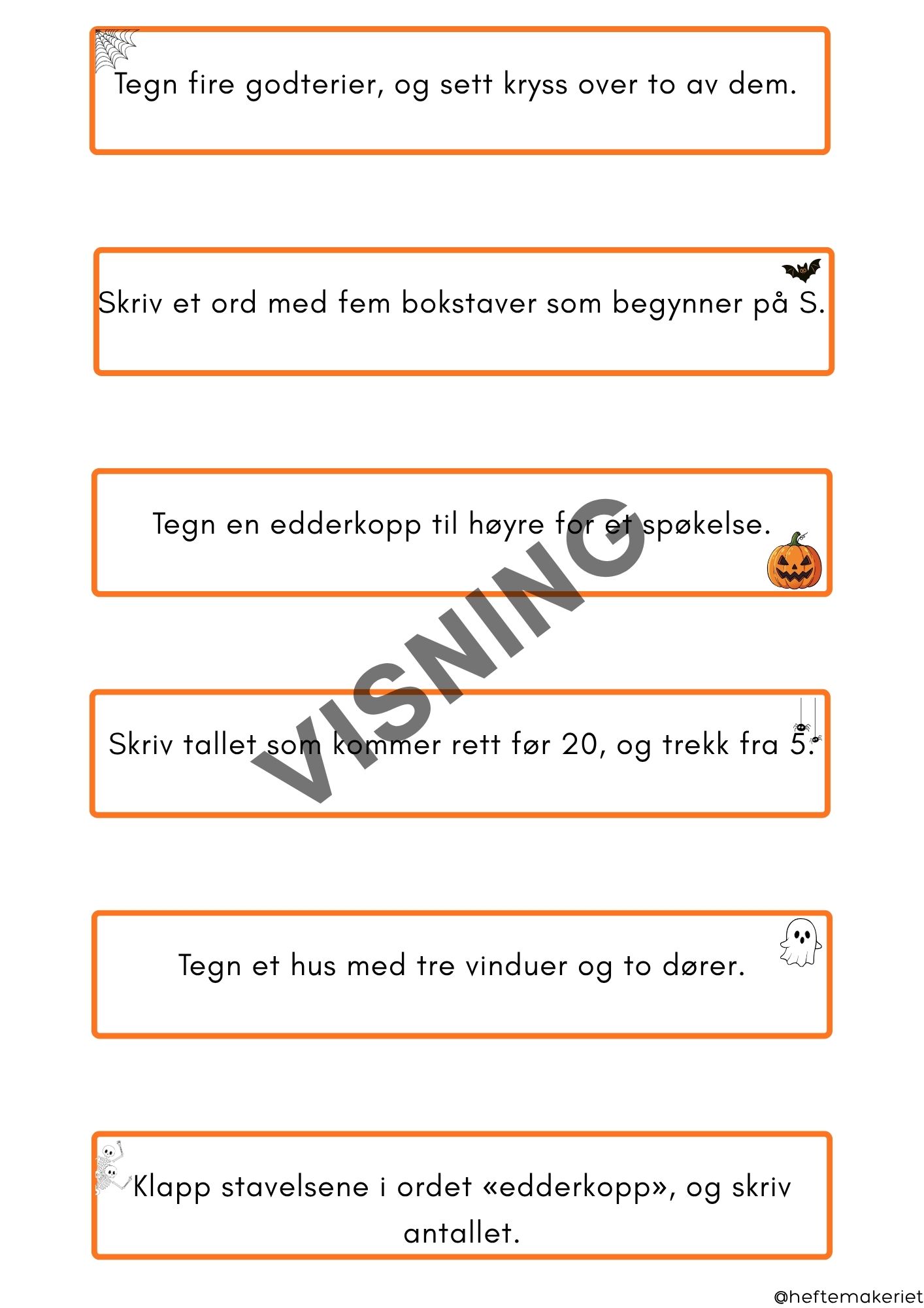 Les og gjør: Halloween 2.-3. trinn - Bilde 2