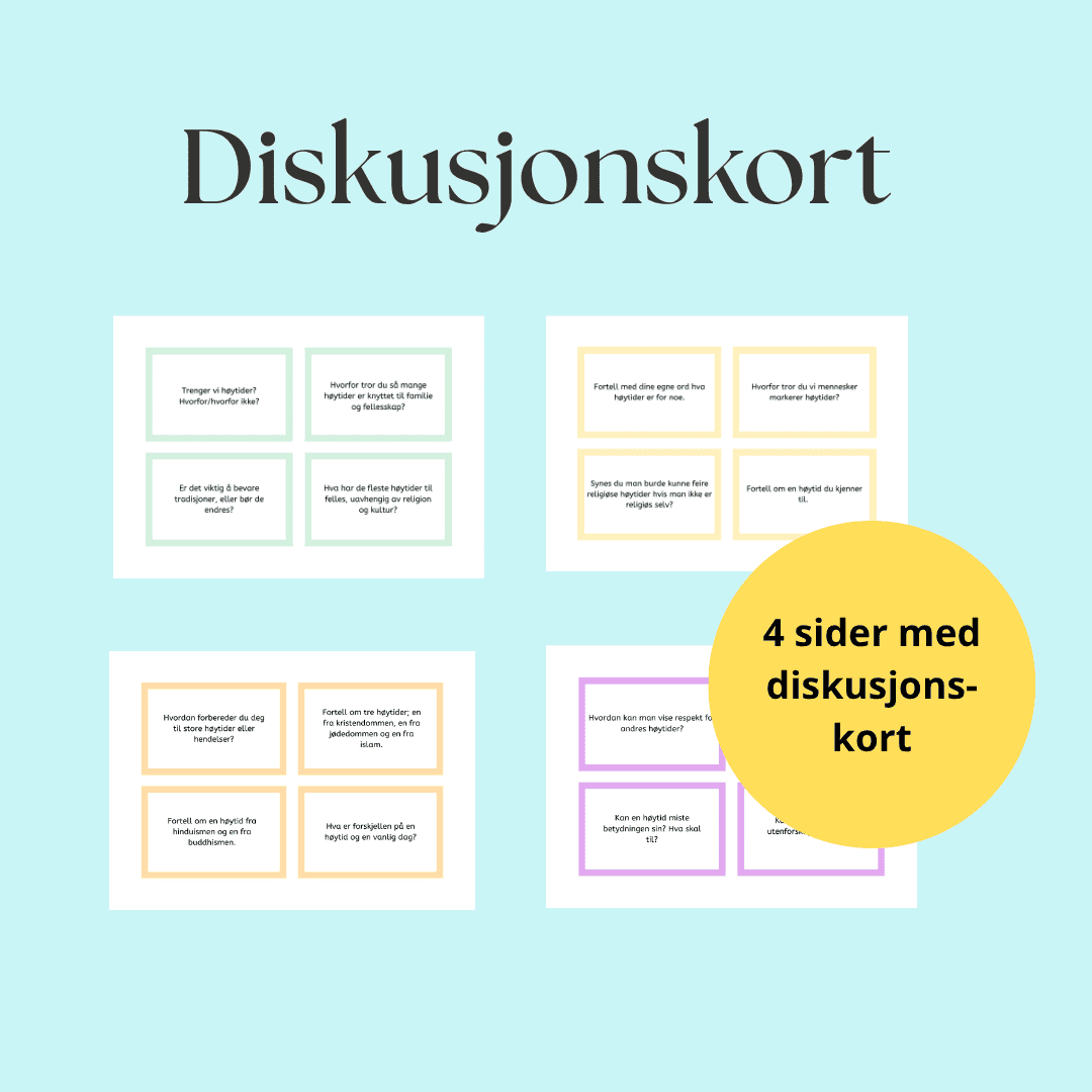 Høytider i KRLE: Brettspill og diskusjonskort - Bilde 2