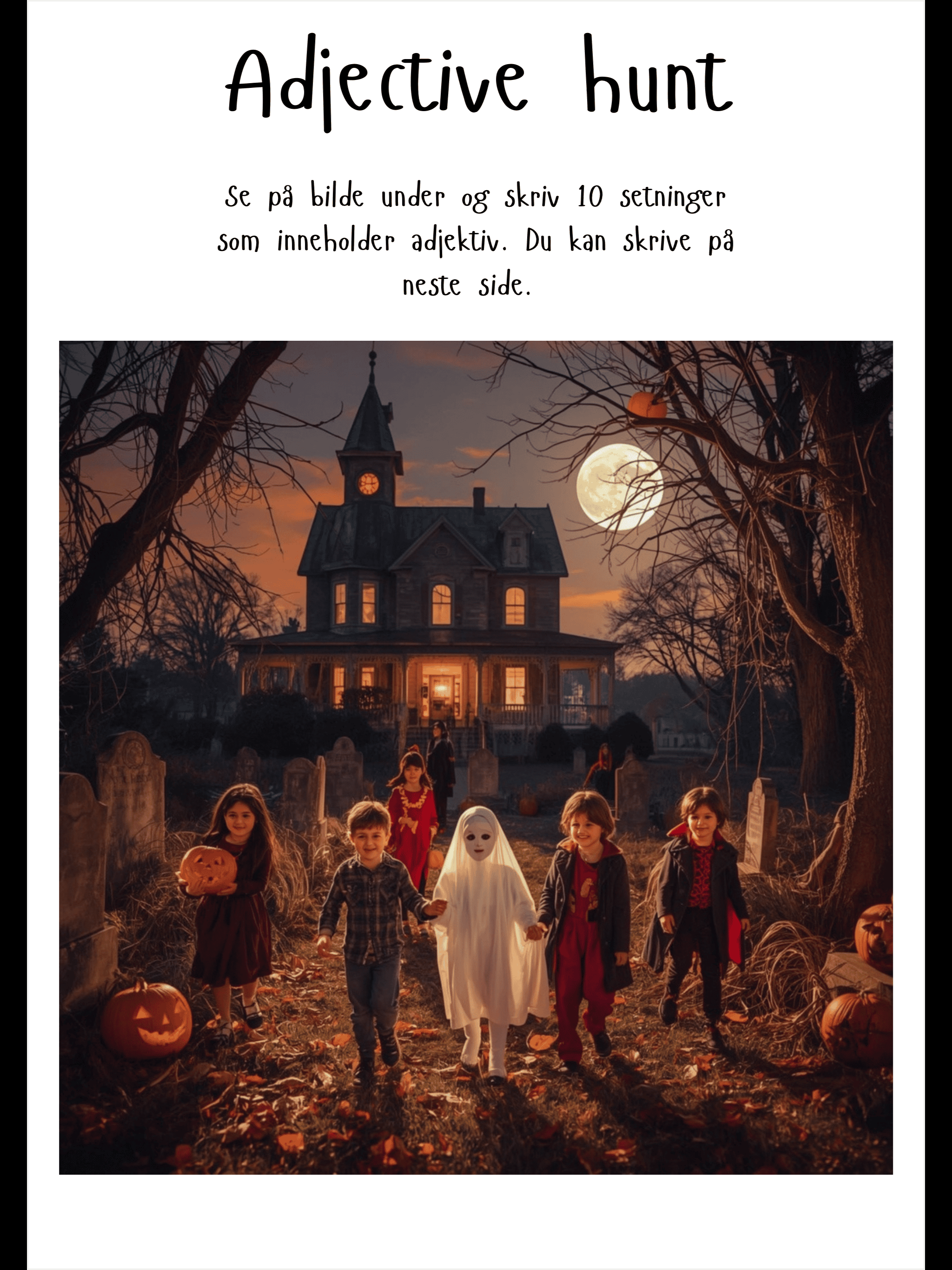 Spooky Halloween - Engelskhefte for mellomtrinnet - Bilde 4