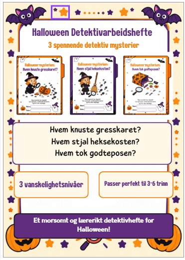 Halloween-Detektiv oppgaver - Bilde 2