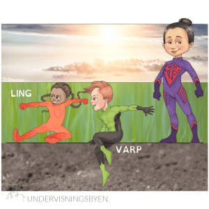 BOKSTAVFORMING MED SUPERHELTENE BM
